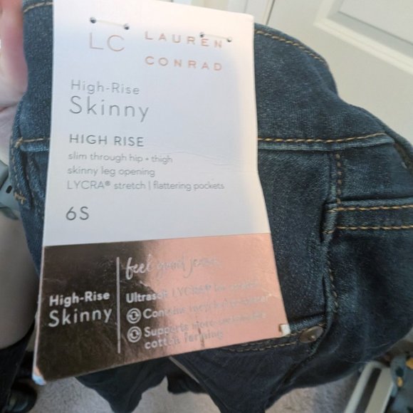 Women's LC Lauren Conrad Feel Good High-Waist Super Skinny Jeans - Picture 6 of 6